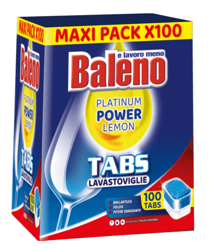 Baleno TABS LAVASTOVIGLIE 100 pz ACTIVE LEMON