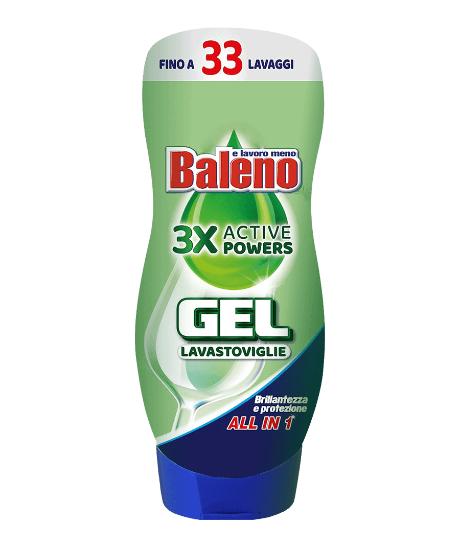 Baleno GEL lavastoviglie 33 LAVAGGI ACTIVE LIME