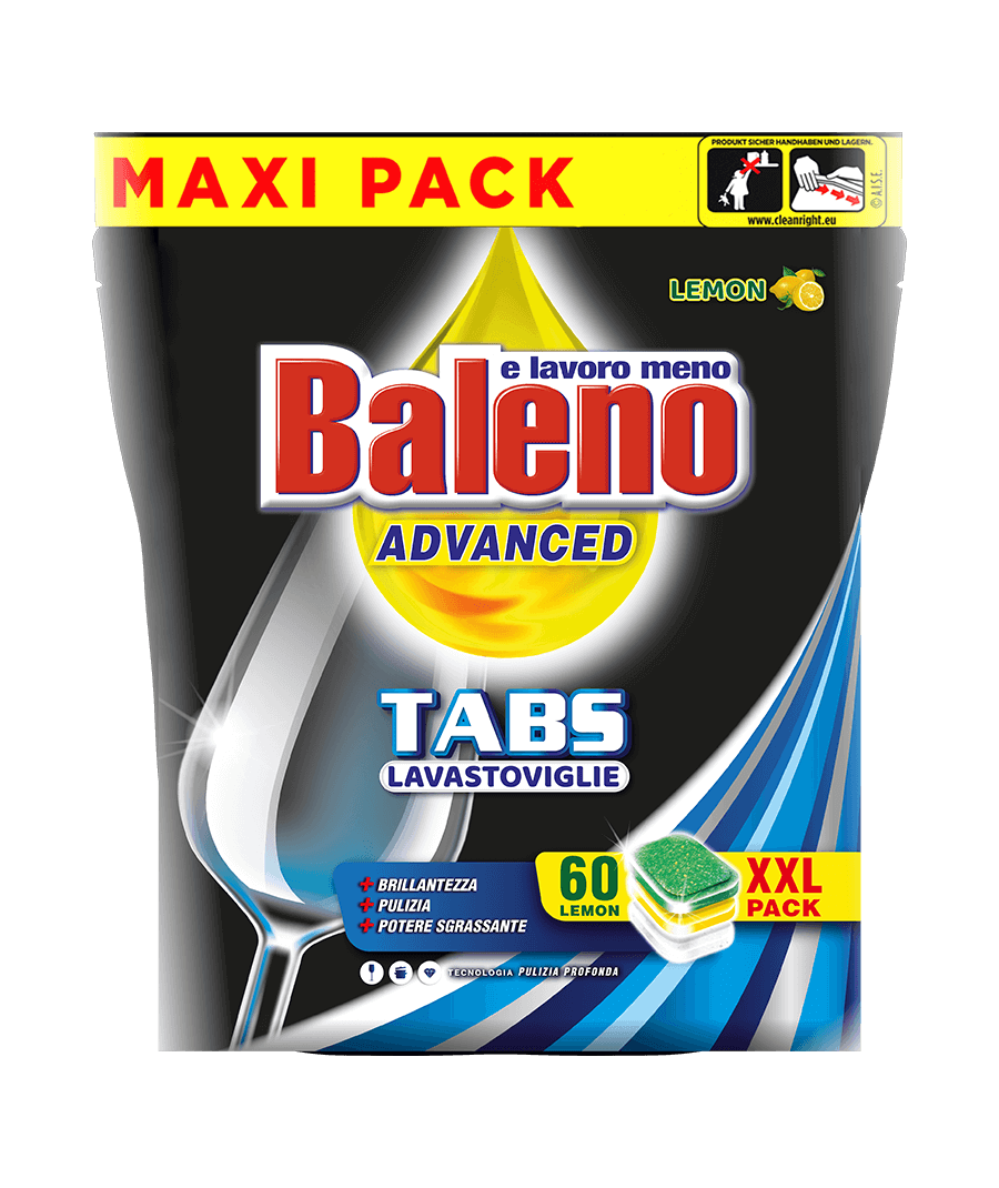 Baleno TABS LAVASTOVIGLIE 60 pz ADVANCED FORMULA